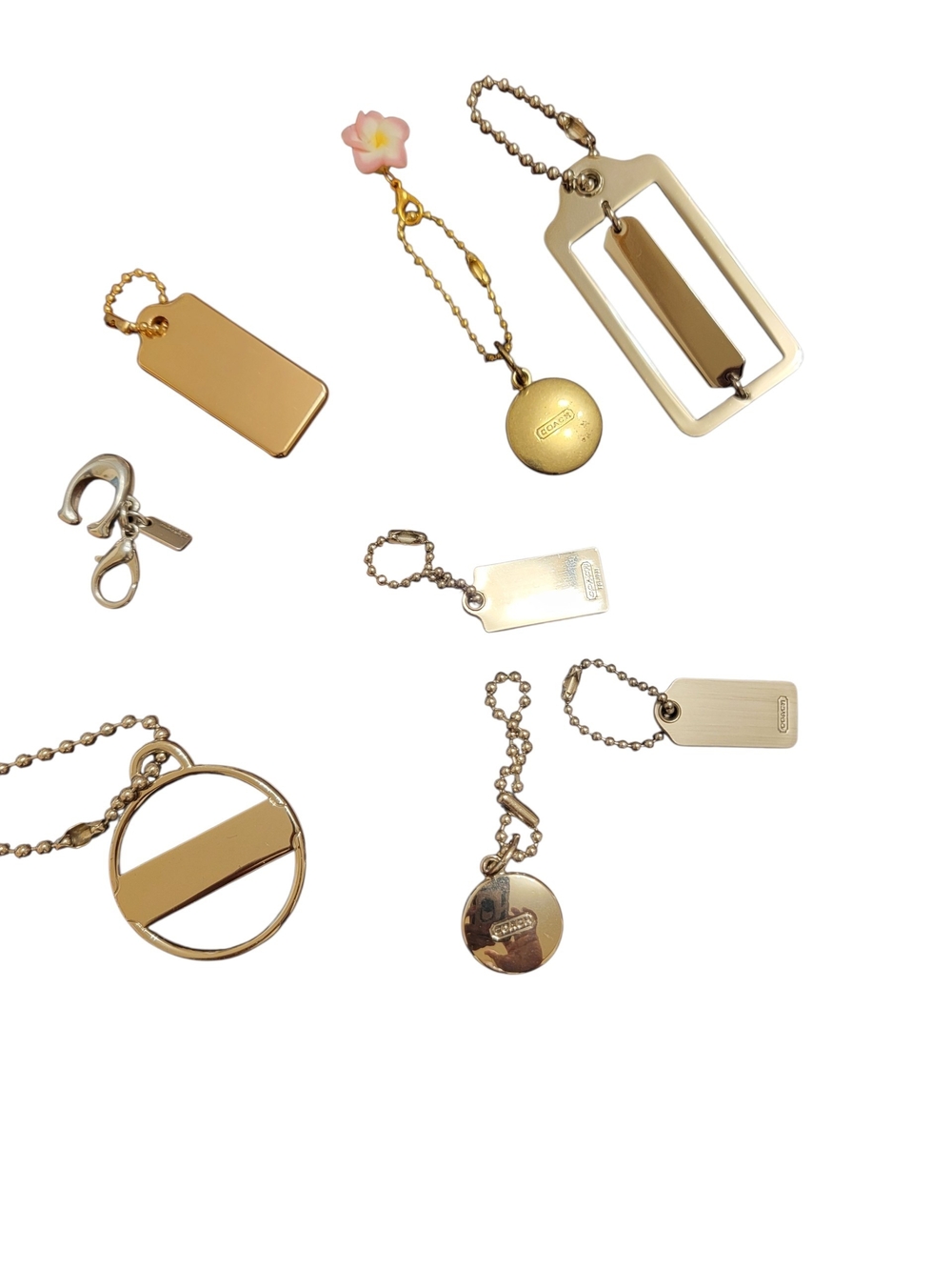 COACH Gold & Silver-Tone Hang Tag Bundle - Picture 2 of 2